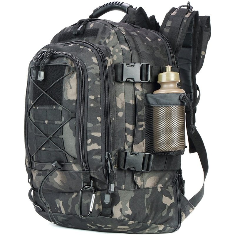 60L Backpack Military Style Outdoor Rucksack Waterproof Bag - Howlettne