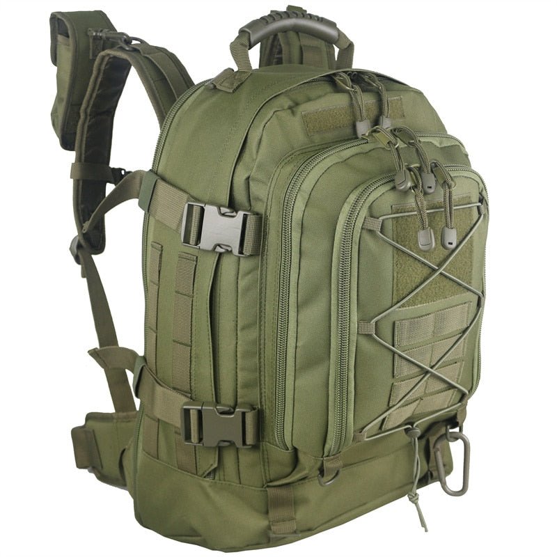 60L Backpack Military Style Outdoor Rucksack Waterproof Bag - Howlettne